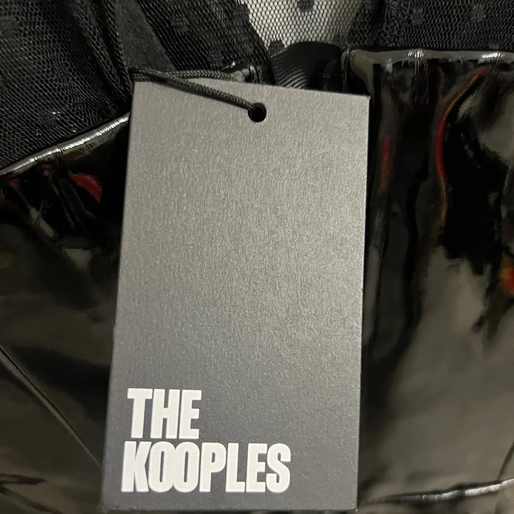 ❌SOLD❌
NWT The Kooples Mini Black Vinyl-Effect Deess - Picture 5 of 10